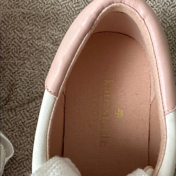Kate Spade Cream and Pink Casual Sneakers - Picture 3 of 4